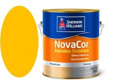 Tinta Esmalte Novacor Metal Madeira Cores Brilho 3,6l Sherwin Williams