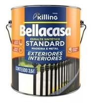 Tinta Esmalte para Madeira e Metal -3,6L - bellacasa