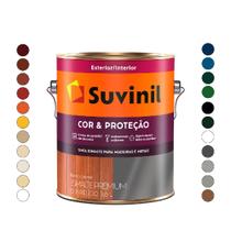 Tinta esmalte premium cor e proteção marrom conhaque 3,6lt