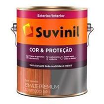 Tinta Esmalte Premium Cor & Proteção Fosco Branco 3,6 Litros - Suvinil Tinta Esmalte Premium Cor & Proteção Fosco Branco 3,6 Litros - Suvinil