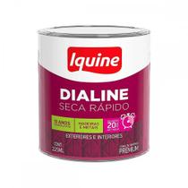 Tinta Esmalte Premium Iquine Dialine Seca Rapido 750Ml Azul Del Rey