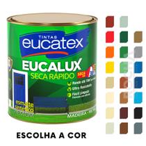 Tinta Esmalte Premium para Ferro e Madeira 225ml - Todas Cores - Eucatex