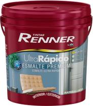 Tinta Esmalte Renner Ultra Rápido Premium 3,6L Branco ALTO BRILHO