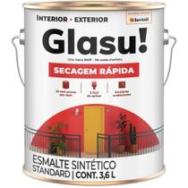 Tinta Esmalte Secagem + Rápida Brilhante 3,6 Litros Branco - 53437129 - GLASURIT - Suvinil