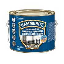 Tinta Esmalte Sintetica Hammerite 2,4L Direto Na Ferrugem Brilhante Para Metal Ferro Aço Aluminio