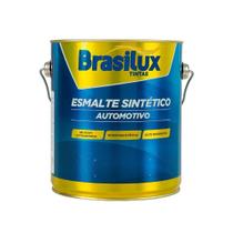 Tinta Esmalte Sintético Automotivo Preto Fosco 0,9L Brasilux