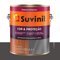 Tinta Esmalte Sintético Bril. Suvinil Carvão 3,2 L