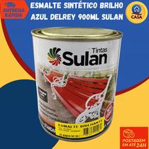 Tinta Esmalte Sintético Brilhante Azul Del Rey 900ml Sulan Tintas