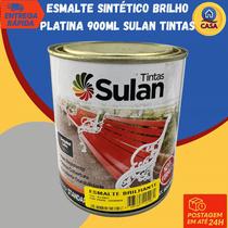 Tinta Esmalte Sintético Brilhante Platina 900ml Sulan Tintas Tinta Esmalte Sintético Brilhante Platina 900ml Sulan Tintas