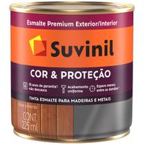 Tinta Esmalte Sintético Cor e Proteção Brilhante para Madeira e Metal 225ml Branco - 53375967 - SUVINIL