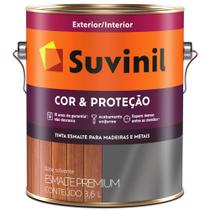 Tinta Esmalte Sintético Cor e Proteção Brilhante para Madeira e Metal 3.6 Litros Laranja - 53377292 - SUVINIL Tinta Esmalte Sintético Cor e Proteção Brilhante para Madeira e Metal 3.6 Litros Laranja - 53377292 - SUVINIL