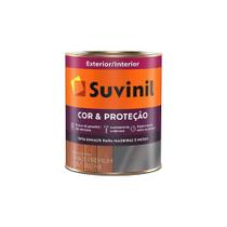 Tinta Esmalte Sintético Cor e Proteção Brilhante para Madeira e Metal Cinza Médio 900ml - Suvinil