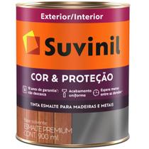 Tinta Esmalte Sintético Cor e Proteção Fosco para Madeira e Metal 900ml Branco - 53403474 - SUVINIL