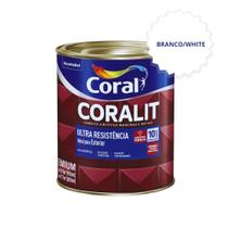 Tinta Esmalte Sintetico Coral Para Madeira Metal De Alto Brilho Ultra Resistencia Coralit 900ml