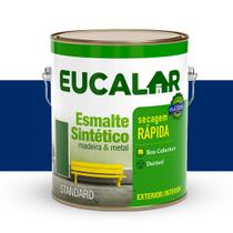 Tinta Esmalte Sintético Eucalar Azul Del Rey 3,6l Eucatex