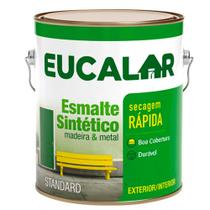 Tinta Esmalte Sintético Eucalar Cinza Escuro 3,6l Eucatex