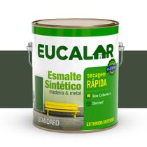 Tinta Esmalte Sintético Eucalar Cinza Escuro 3,6l Eucatex