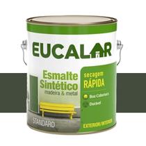 Tinta Esmalte Sintético Eucalar Cinza Escuro 900 Ml Eucatex