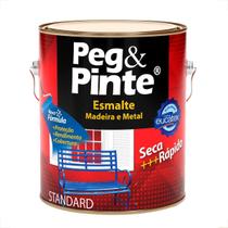 Tinta esmalte sintetico eucatex 3600ml branco brilhante peg pinte