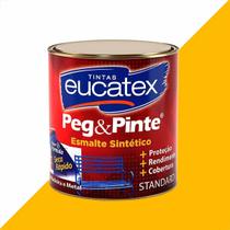 Tinta esmalte sintetico eucatex 900ml amarelo brilhante peg pinte Tinta esmalte sintetico eucatex 900ml amarelo brilhante peg pinte