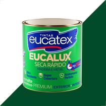 Tinta esmalte sintetico eucatex 900ml verde colonial brilhante eucalux