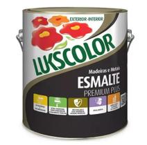 Tinta Esmalte Sintético Fosco 3,6 L Lukscolor Preto Tinta Esmalte Sintético Fosco 3,6 L Lukscolor Preto
