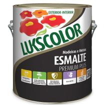 Tinta Esmalte Sintético Lukscolor Preto 3,6L