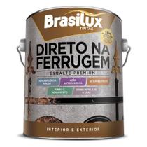 Tinta Esmalte Sintético para Ferrujem Preto Brasilux 3,6l