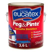 Tinta Esmalte Sintético Peg & Pinte Madeira Metais 3,6L Eucatex