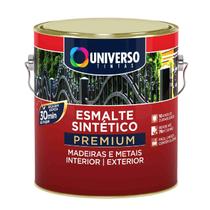 Tinta Esmalte Sintético Premium Preto Fosco Universo Madeira E Metal 3,6 L