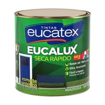 Tinta Esmalte Sintetico Preto Fosco 900ml Eucatex