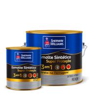 Tinta Esmalte Super Proteção Preto Brilhante 2,4 litros - Sherwin Williams