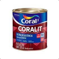Tinta Esmalte Ultra Resistência Coralit Azul Mar 225ml Tinta Esmalte Ultra Resistência Coralit Azul Mar 225ml