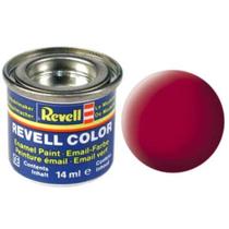 Tinta Esmalte Vermelho Carmin Fosco 14Ml Revell 32136