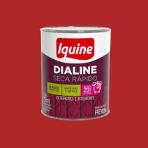 Tinta Esmalte Vermelho Vinho Dialine 0,750L - Acabamento Brilhante e Durável para Metais e Madeiras Tinta Esmalte Vermelho Vinho Dialine 0,750L - Acabamento Brilhante e Durável para Metais e Madeiras