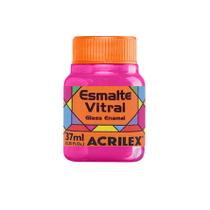 Tinta Esmalte Vitral - 527 Pink 37Ml - Acrilex