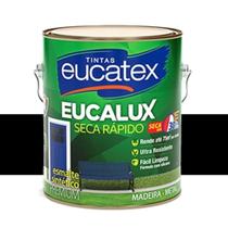 Tinta Eucalux Esmalte Premium Fosco Preto 3,6 Lts Eucatex
