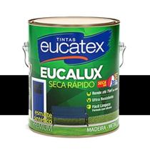 Tinta Eucalux Esmalte Premium Fosco Preto 3,6 Lts Eucatex