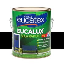 Tinta Eucalux Esmalte Premium Preto 900 Ml Eucatex