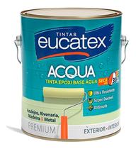 Tinta Eucatex Epoxi Base D'agua Branco Brilhante 3,6lt