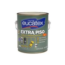 Tinta Extra Piso Acrílica Branco - Galão 3,6 Litros - Eucatex Tinta Extra Piso Acrílica Branco - Galão 3,6 Litros - Eucatex