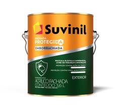 Tinta Fachada Protegida Emborrachada Branco Neve 3,6L Suvinil Tinta Fachada Protegida Emborrachada Branco Neve 3,6L Suvinil