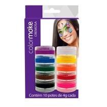 Tinta Facial Colormake Pintura Cremosa Extra Macia 10 Cores