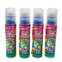 Tinta Facial Corporal Roll On Azul Escuro Maquiagem - 06ml - Dalegria Tinta Facial Corporal Roll On Azul Escuro Maquiagem - 06ml - Dalegria