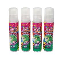 Tinta Facial Corporal Roll On Branca Maquiagem - 06ml - Dalegria