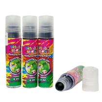 Tinta Facial Corporal Roll On Preto Maquiagem - 06ml - Dalegria Tinta Facial Corporal Roll On Preto Maquiagem - 06ml - Dalegria