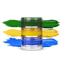 Tinta Facial Cremosa 3 Cores Variadas Maquiagem Artística Colormake