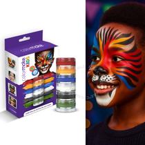 Tinta Facial Cremosa Maquiagem Artística Kids 6 Cores ColorMake