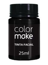 Tinta Facial Liquida Pote 25 ml Preto