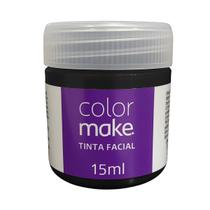 Tinta Facial Líquida Preta - 15ml